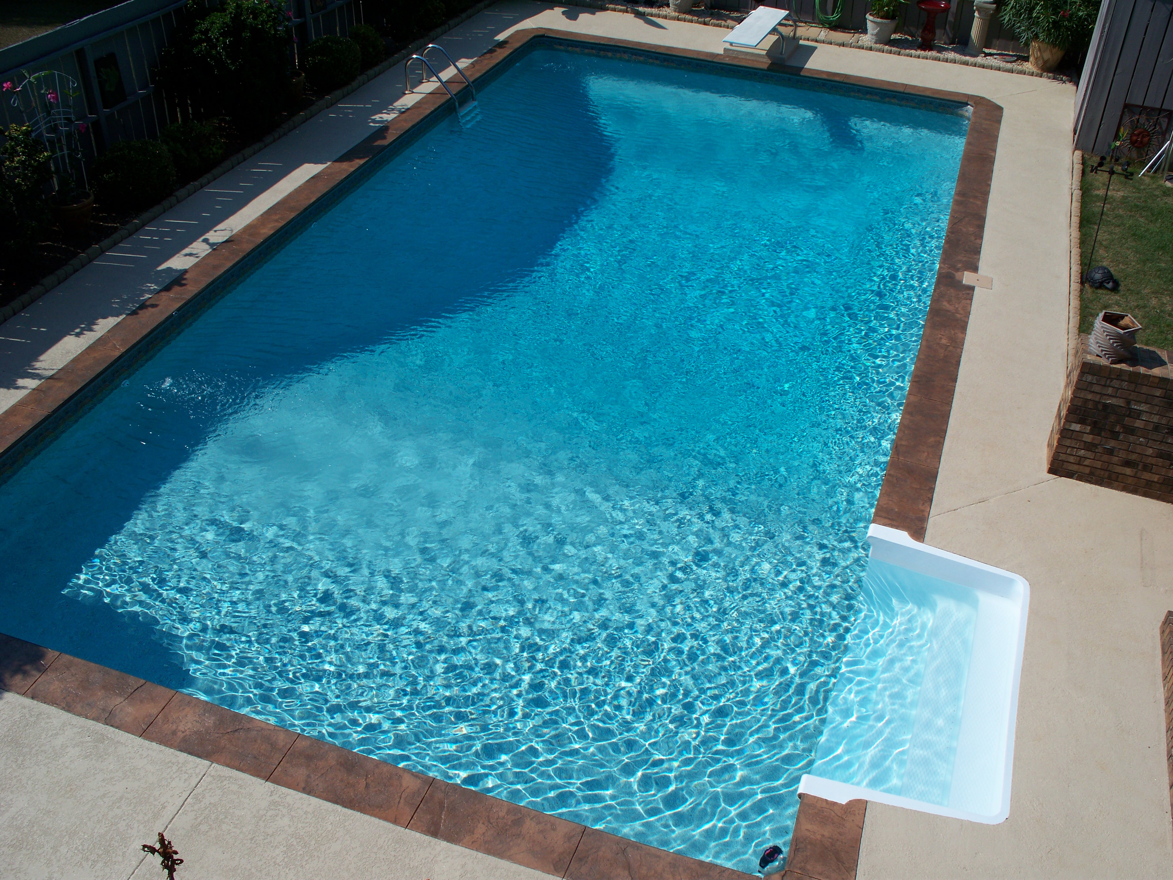 Pool liner replacement completed &mdash; Yarborough residence